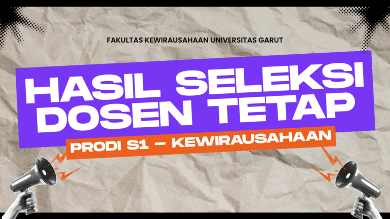 Hasil Seleksi Dosen Tetap Prodi S1 – Kewirausahaan